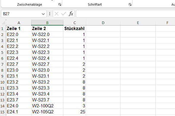 Usługa drukowania tabel Texit Excel